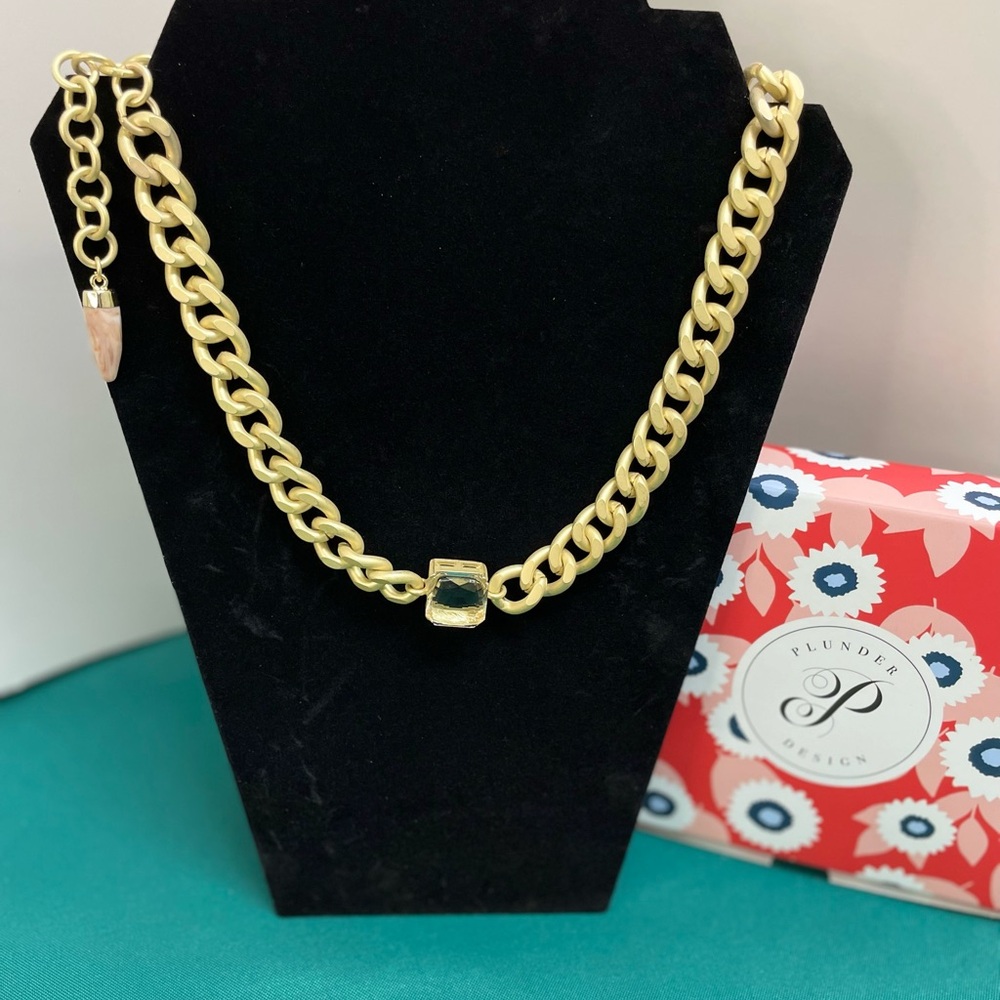Plunder Gold Statement Necklace